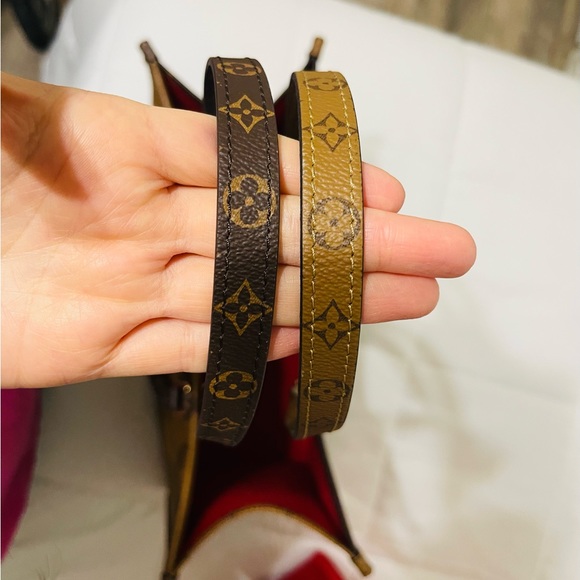 Authentic Louis Vuitton On The Go GM Tote in Reverse Monogram Canvas - Picture 12 of 16